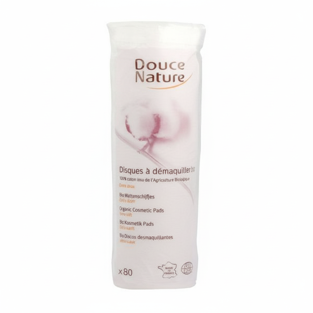 DOUCE NATURE -- Disques a demaquiller bio 60u