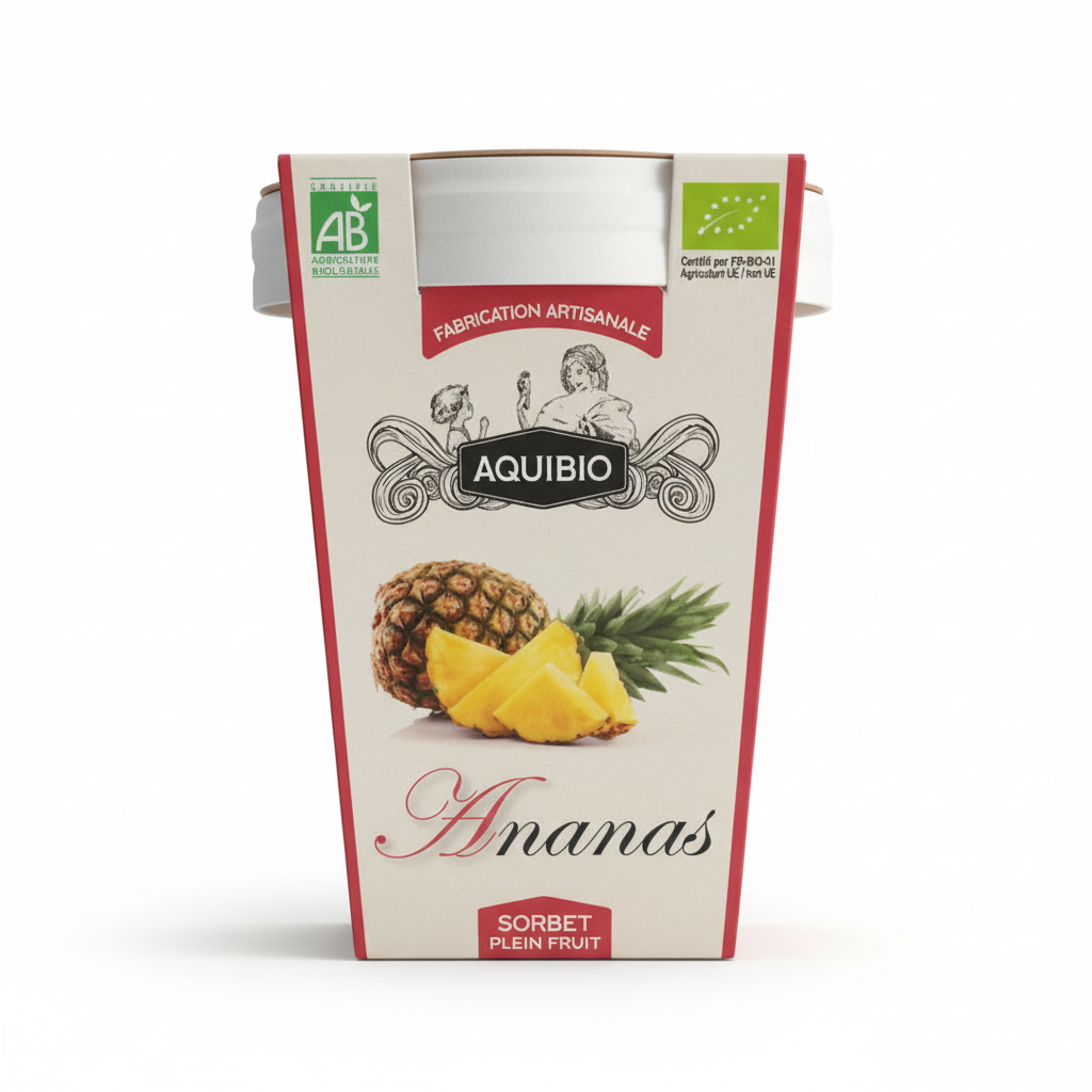 Sorbet ananas 500ml